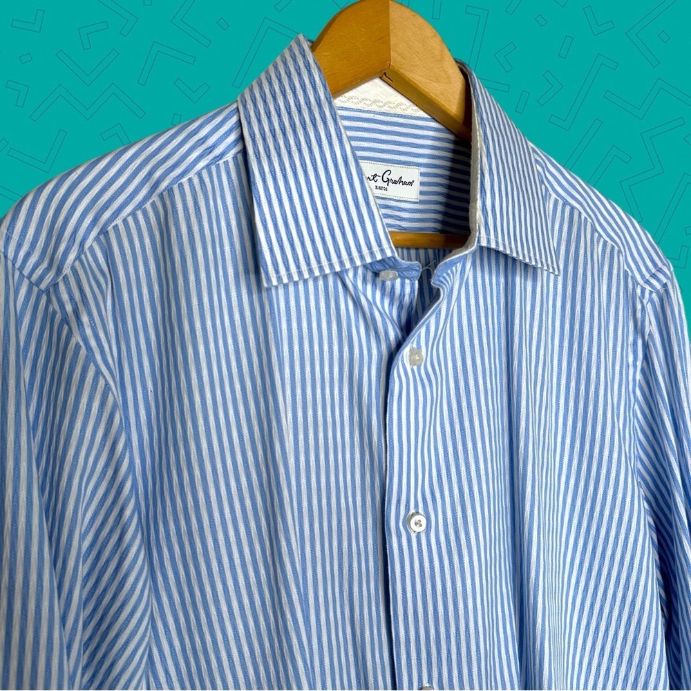 Robert Graham Striped Button Down Shirt